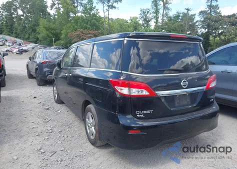 2015 Nissan Quest Sv из США, поврежденный, VIN JN8AE2KP5F9123300